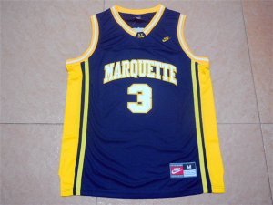 Maillot De Basket NCAA Marquardt University Jin Ying Dwyane Tyrone Wade 3 Bleu Marine